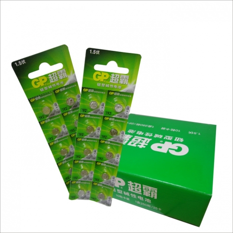 GP超霸 1.5V紐扣電子石 192/LR41/AG3/L7...