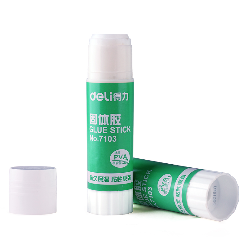 得力固體膠 36g固體膠辦公固體膠膠棒7103