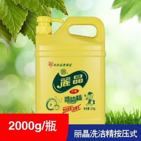 麗晶洗潔精按壓式    2000g  8瓶/箱