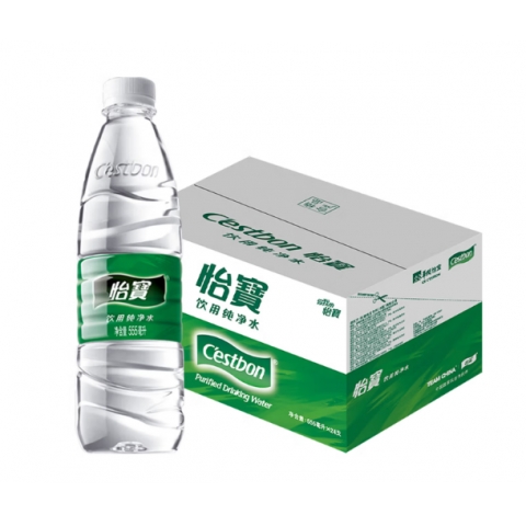 怡寶純凈水  555ML  1*24   中瓶